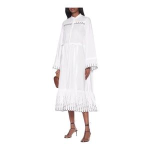 See By Chloé Women's White Cotton Twill Dress